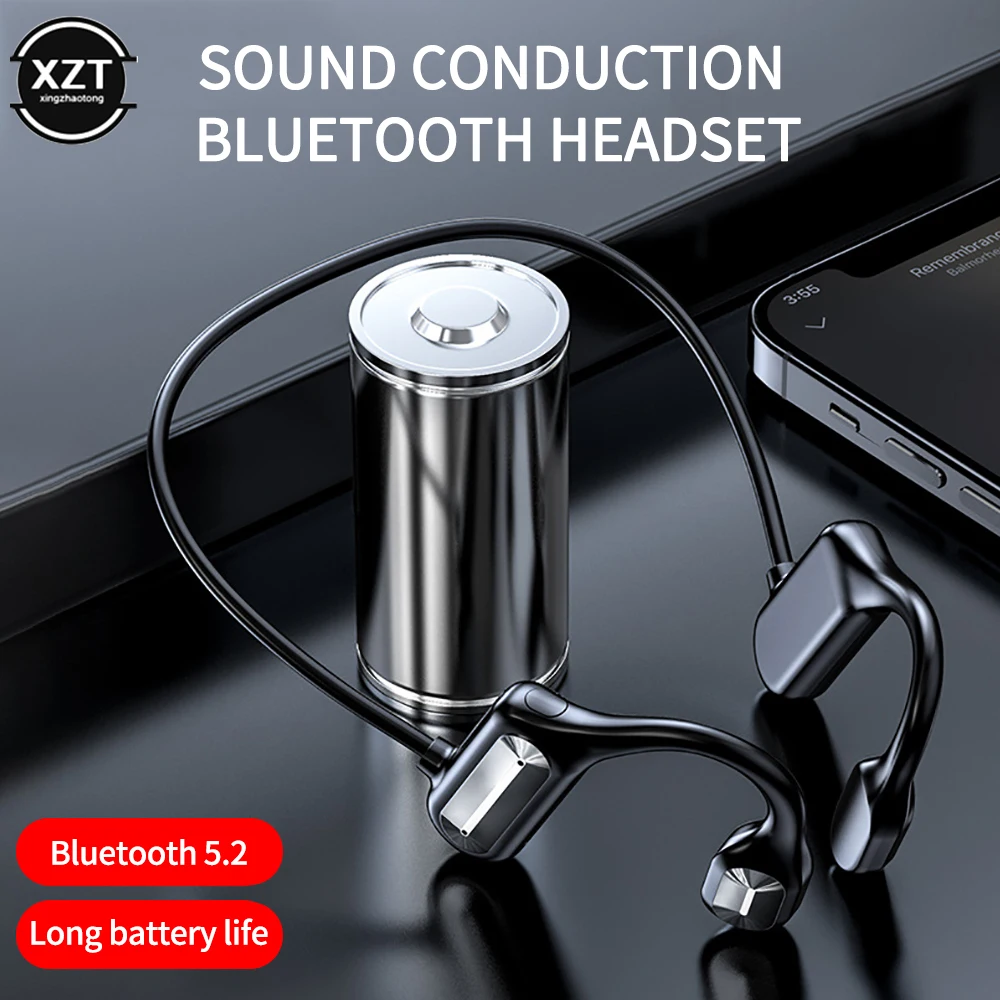 BL09 Bluetooth 5.0 Wireless אוזניות ספורט סטריאו אוזניות הולכה עצם ציוד אודיו חיצוני עמיד למים עם מיקרופון