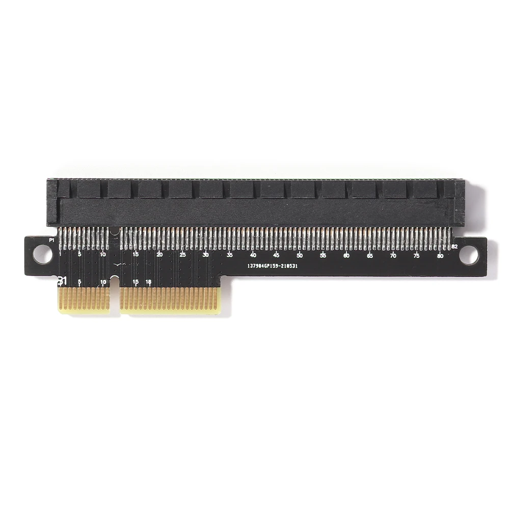 PCI-E 4X כדי 16X כרטיס מתאם PCI-Express 4X זכר ונקבה קמה כרטיס ממיר האם המחשב בחלקים