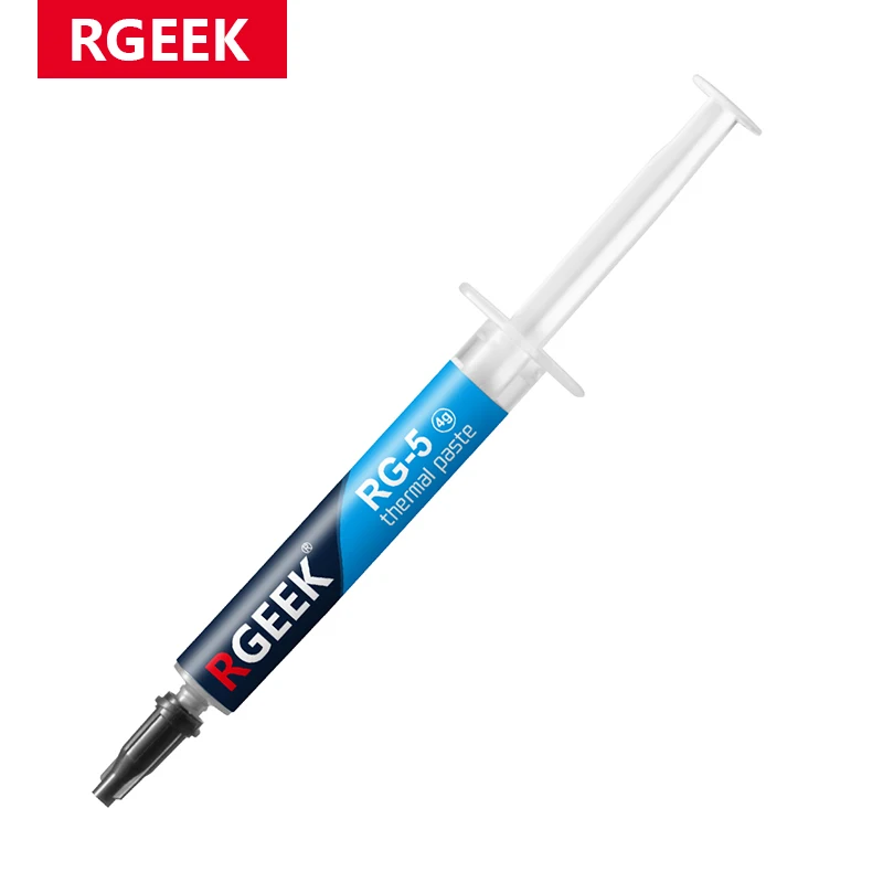 RGEEK תרמי להדביק RG-5 15.7 W /M-k עבור CPU GPU מדפסת גוף קירור קירור מזרק קריר בשמן התרמי תרכובת סיליקון