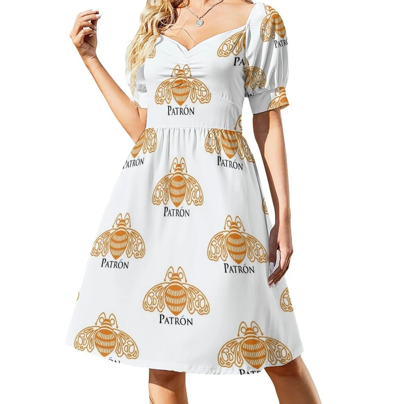 טקילה פטרון לוגו חולצת השמלה שמלת הקיץ נשים 2023 נשים חליפת קיץ