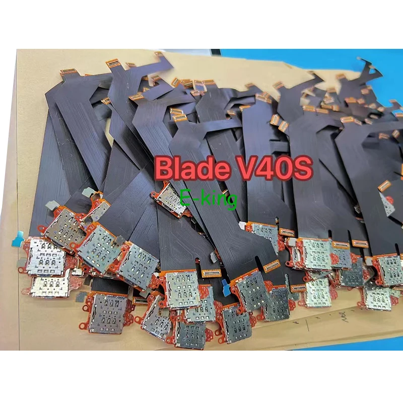 עבור ZTE Blade V40S ה-SIM קורא כרטיסים בעל מחבר שקע חריץ להגמיש כבלים