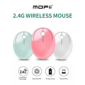 Mofii SM390 2.4 GHz עכבר אלחוטי נייד עכבר ארגונומי עם 3 DPI מתכוונן Plug and Play 1600DPI עכבר למחשב נייד