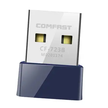 USB 2 ב 1 WiFi Bluetooth כרטיס מקלט WLAN מתאם לאוזניות