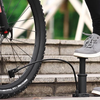 ווסט רכיבה על אופניים, משאבת אופניים נייד אופניים אביזרים רב תכליתיים שסתום רגל Inflator משאבת לחסוך באנרגיה על אופניים חשמליים