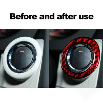 מנוע כפתור מדבקה ברורה מרקם מקצועי השינוי להתחיל כפתור עצירה כיסוי מדבקה לרכב כפתור מדבקה